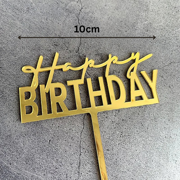 „Happy Birthday“ Caketopper