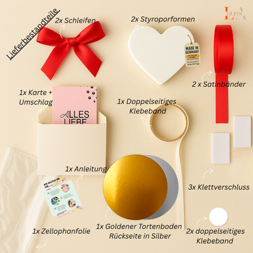 DIY-Bastelset in Herzform