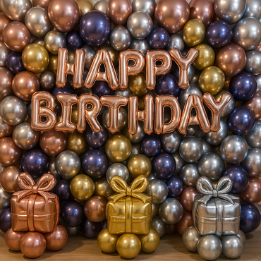 Metallic Herzballons in 18 Farben – Glänzende Folienballons für romantische Deko