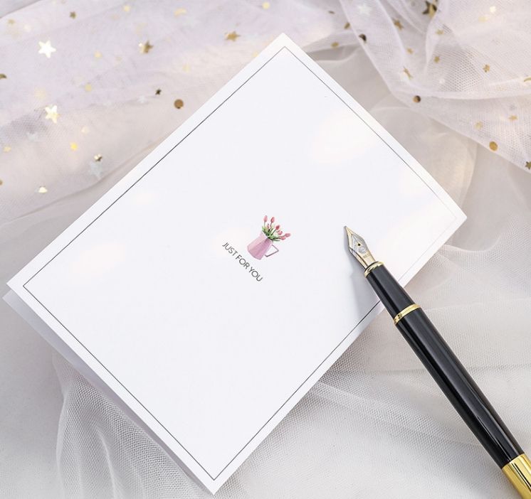 Grußkarte mit Mini-Blumenstrauß – 3D Klappkarte mit Kunstblumen & Schleife für Geburtstag, Valentinstag, Hochzeit & besondere Anlässe