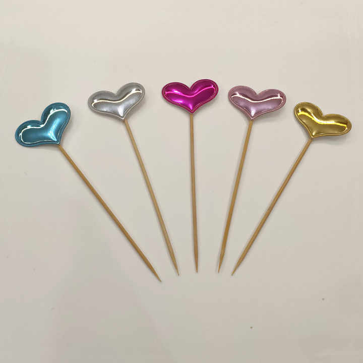 Bunte Tortenstecker – Herz, Stern, Krone & Mickey für Kindergeburtstag, Prinzessinnen Party & besondere Anlässe