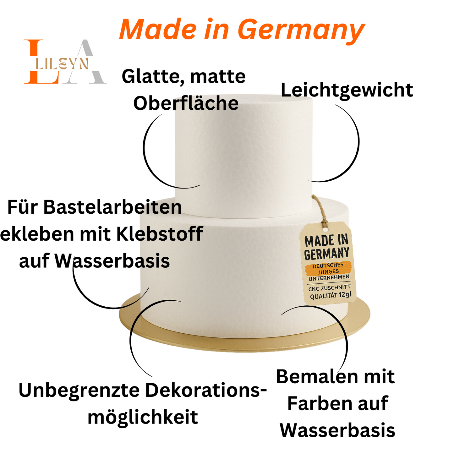 DIY-Bastelset für einen Tortenturm