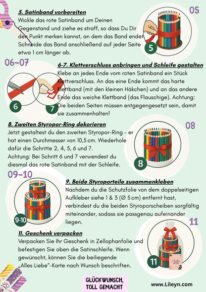 DIY-Bastelset für einen Tortenturm