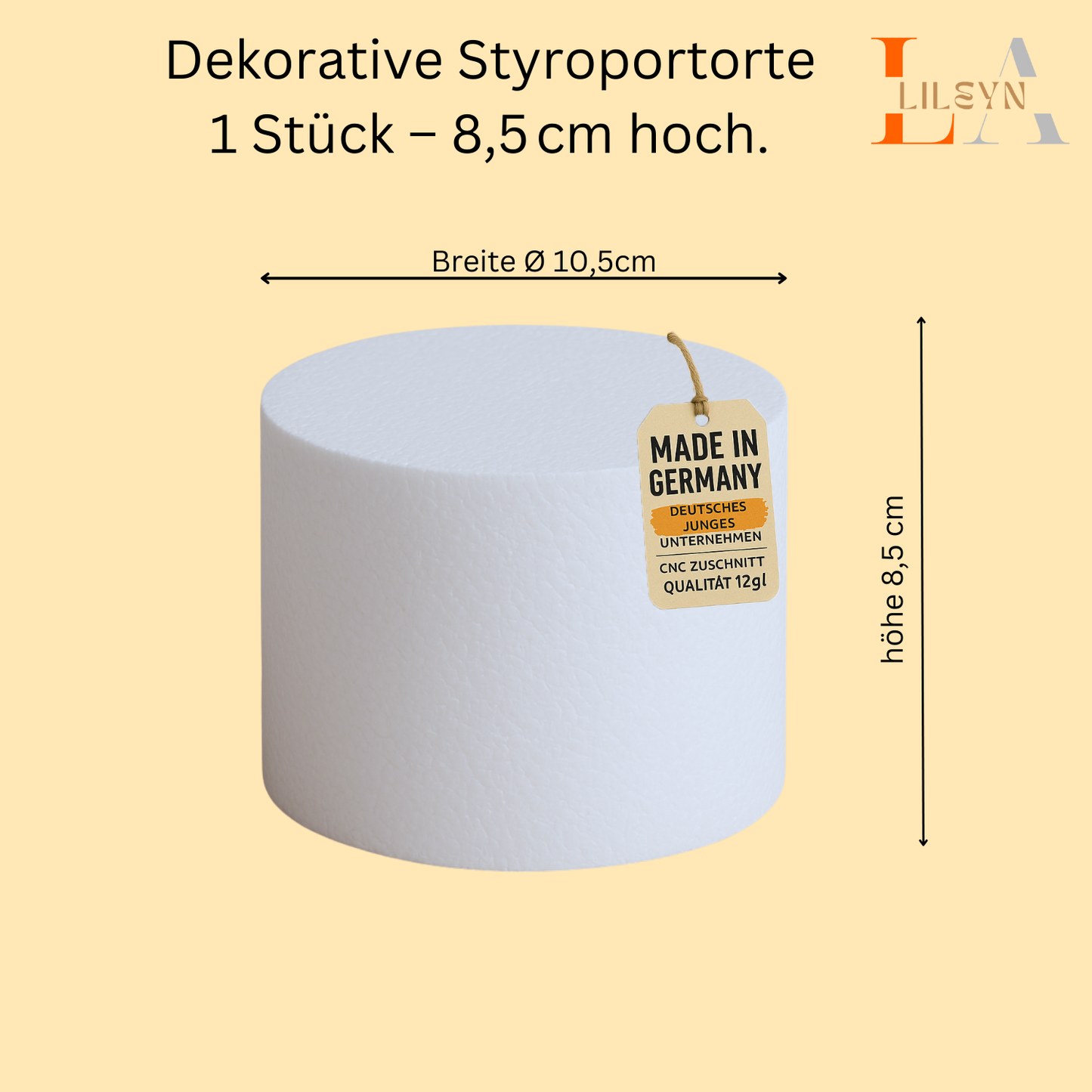 Styropor Cake Dummy rund – perfekte Basis für Geschenkbox & Geldgeschenk