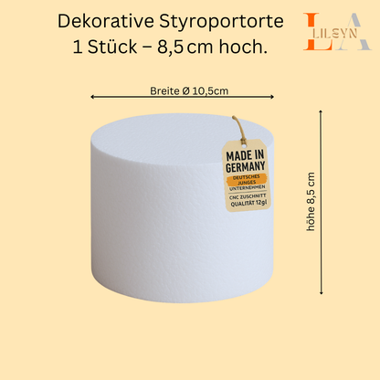 Styropor Cake Dummy rund – perfekte Basis für Geschenkbox & Geldgeschenk