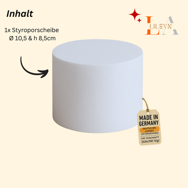 Styropor Cake Dummy rund 1 stöckig