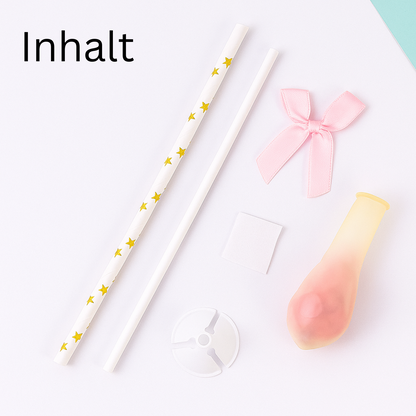 Caketopper Herz Ballon Konfetti
