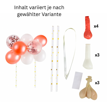 Ballon-Torten Dekoration 10èr Set