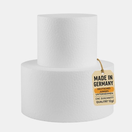 Styropor Torte 2-stöckig – Cake Dummy für Geschenkbox & DIY Deko