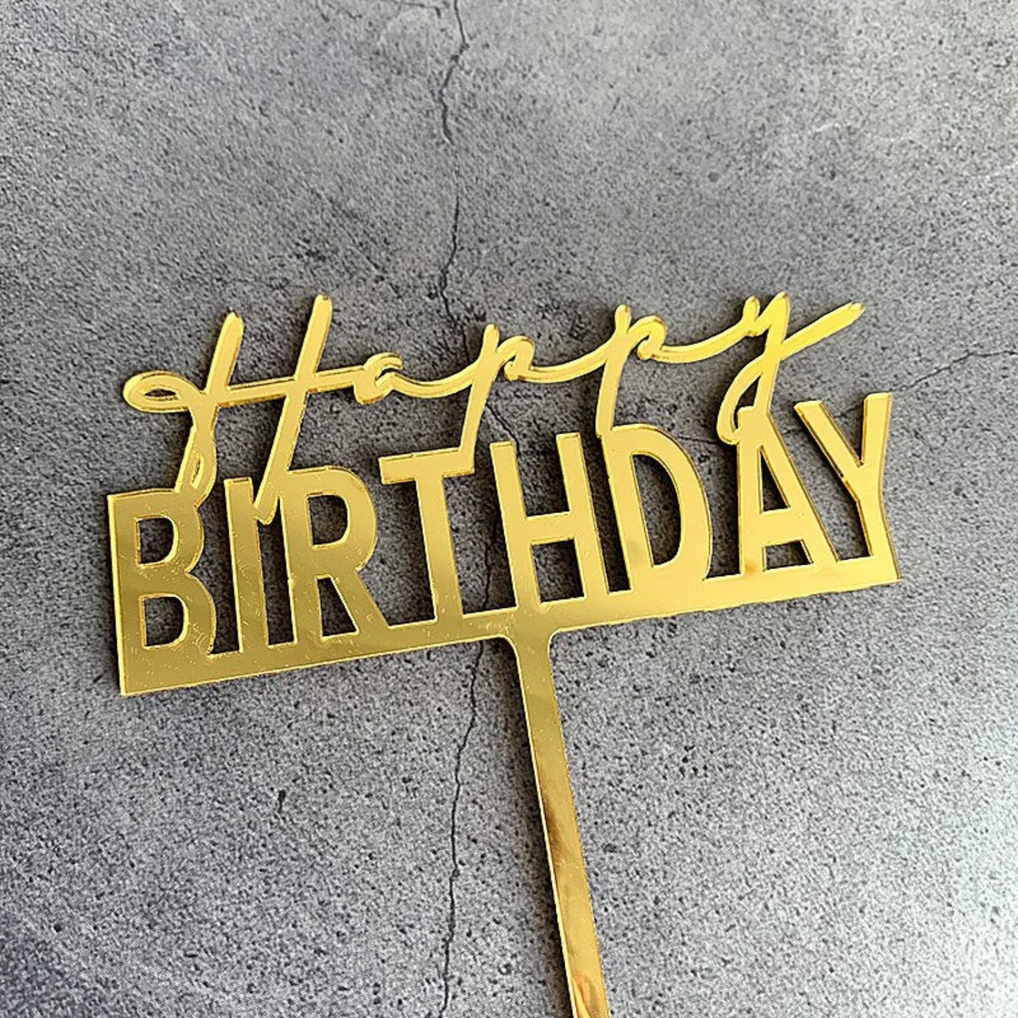 „Happy Birthday“ Caketopper