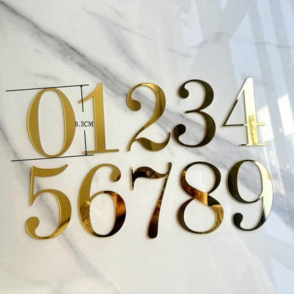 Set aus Glänzenden Zahlenkerzen – Goldene Torten Dekoration mit allen Zahlen (0-9) für Geburtstag, Jubiläum & Besondere Anlässe