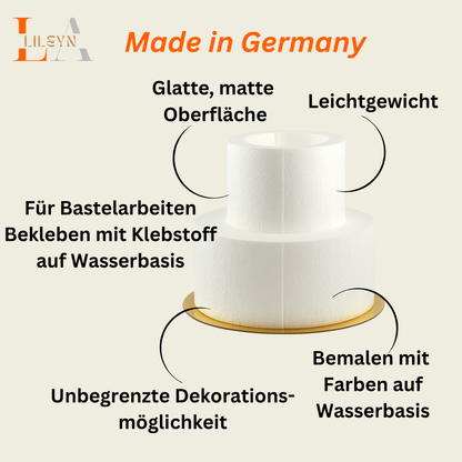 DIY-Bastelbset für einen Tortenturm mit Ausschnitt