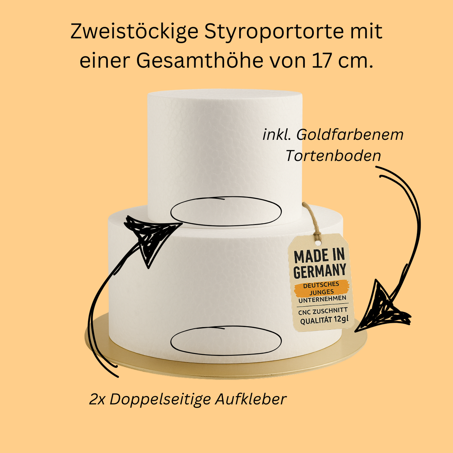 DIY-Bastelset für einen Tortenturm