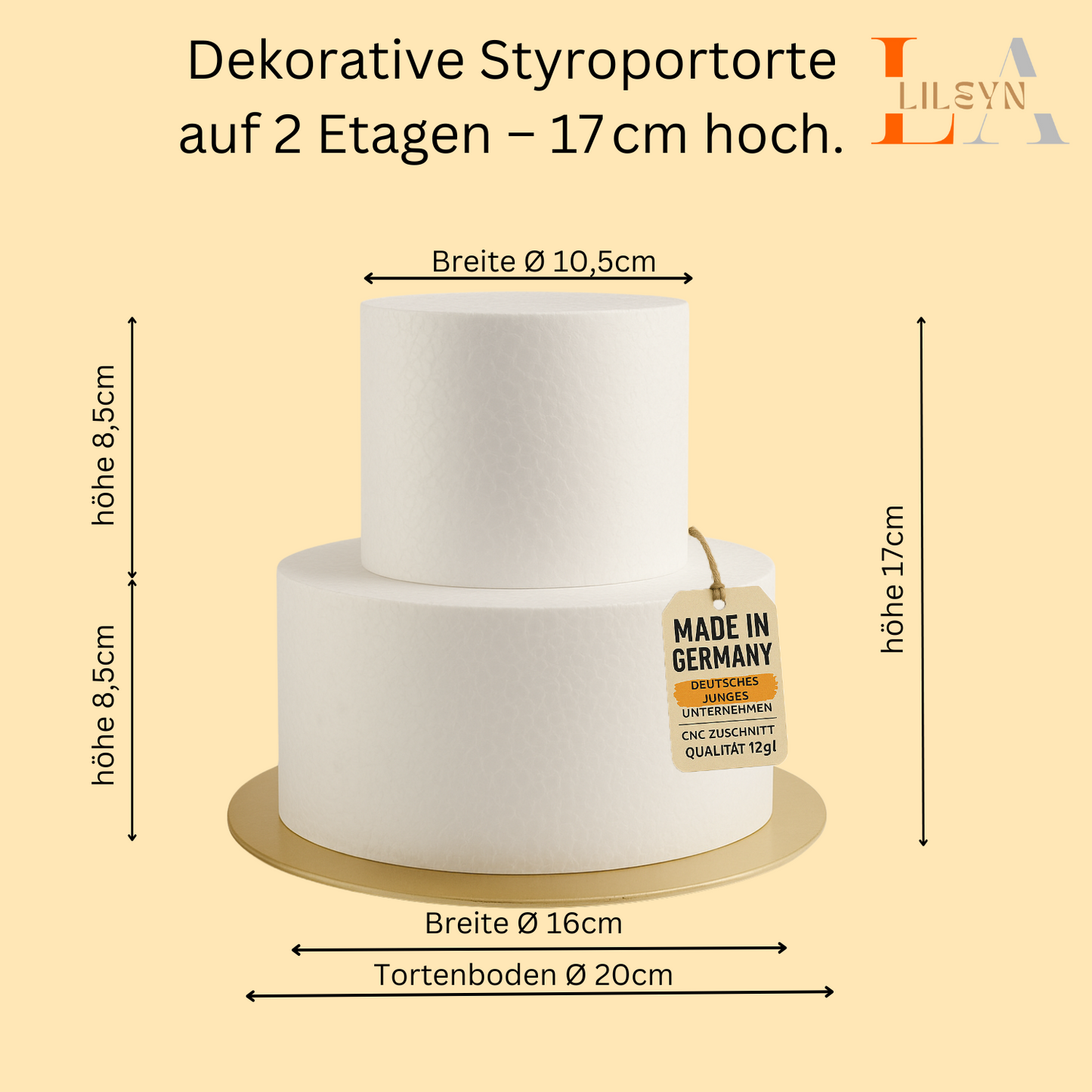 DIY-Bastelset für einen Tortenturm